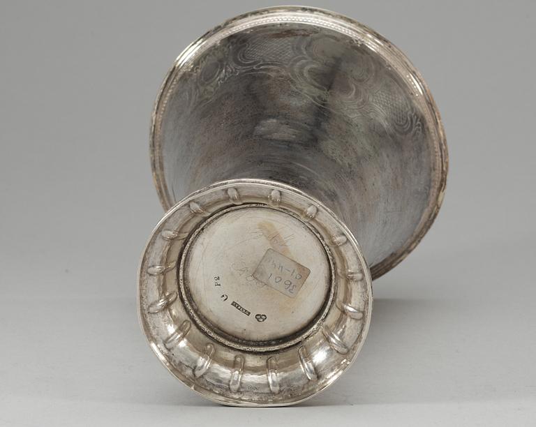 A Swedish century silver beaker, makers mark of Simson Ryberg, Stockholm.