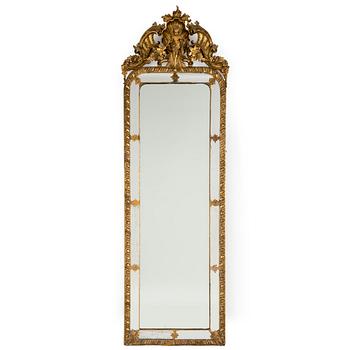 An early 20th century mirror.