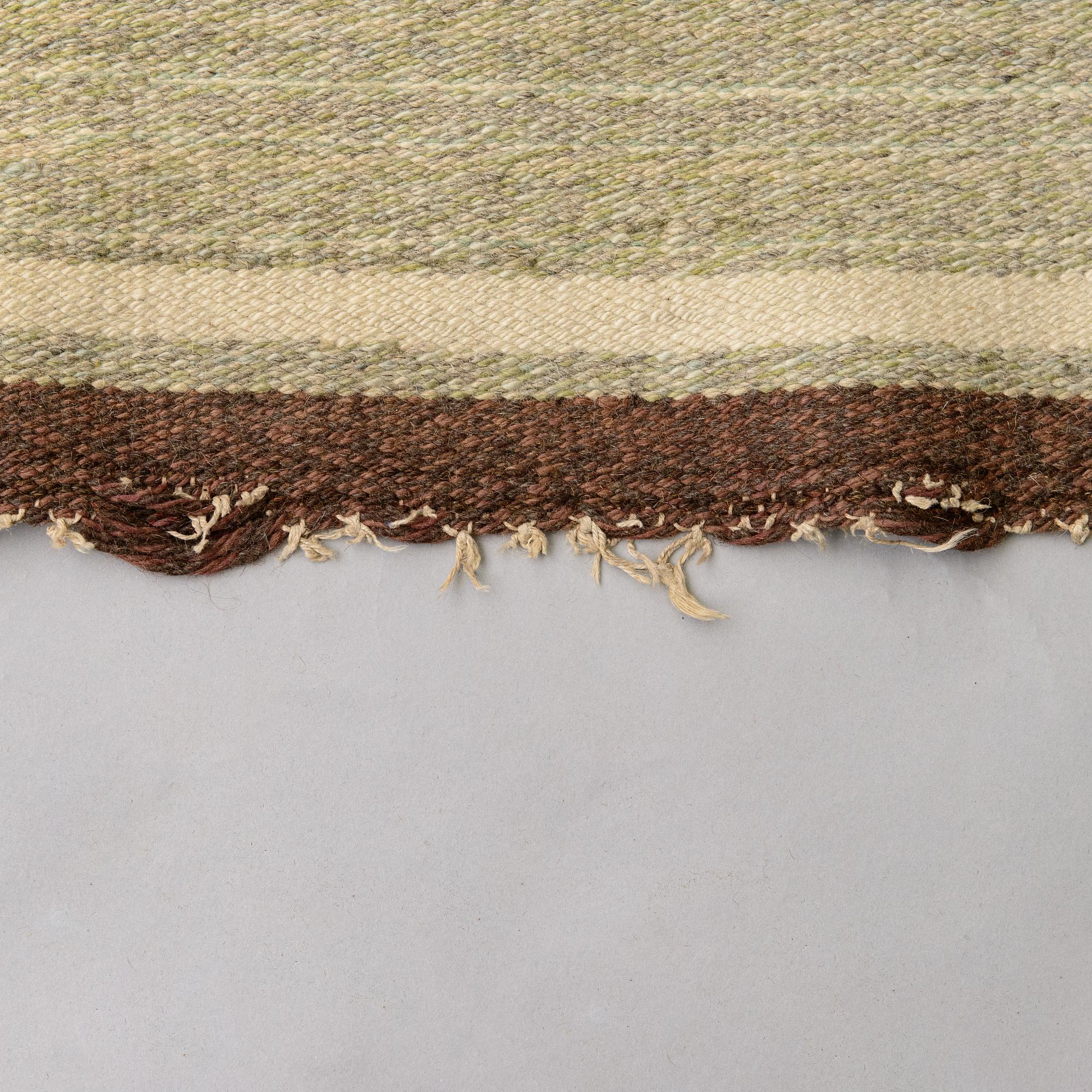 Aappo Härkönen, A 1930s Finnish flat weave carpet. Circa 315x190 cm.