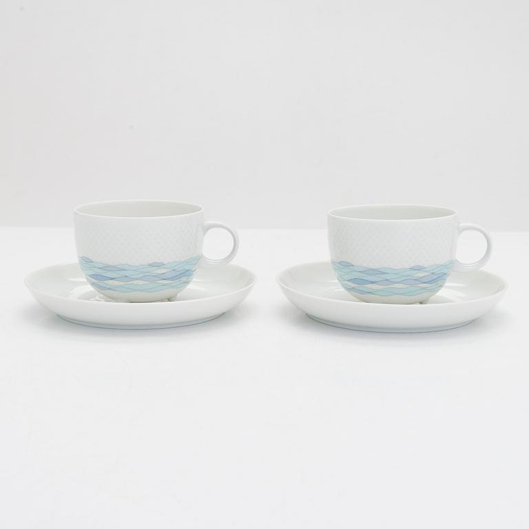 Tapio Wirkkala & Rut Bryk, a 27-piece 'Aquarius' tea/ coffee set for Rosenthal Studio-Linie, Germany 1983-84.
