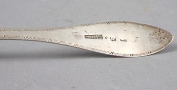 SKEDAR, 11 st, silver, bl a 1773, L Lampa, Stockholm.