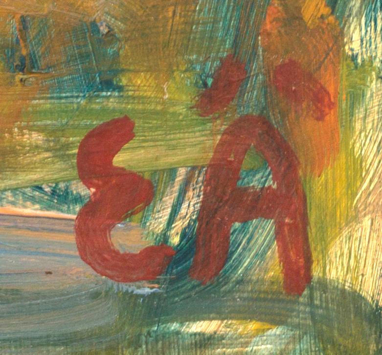ERLING ÄRLINGSSON, oil on board, signed EÄ.