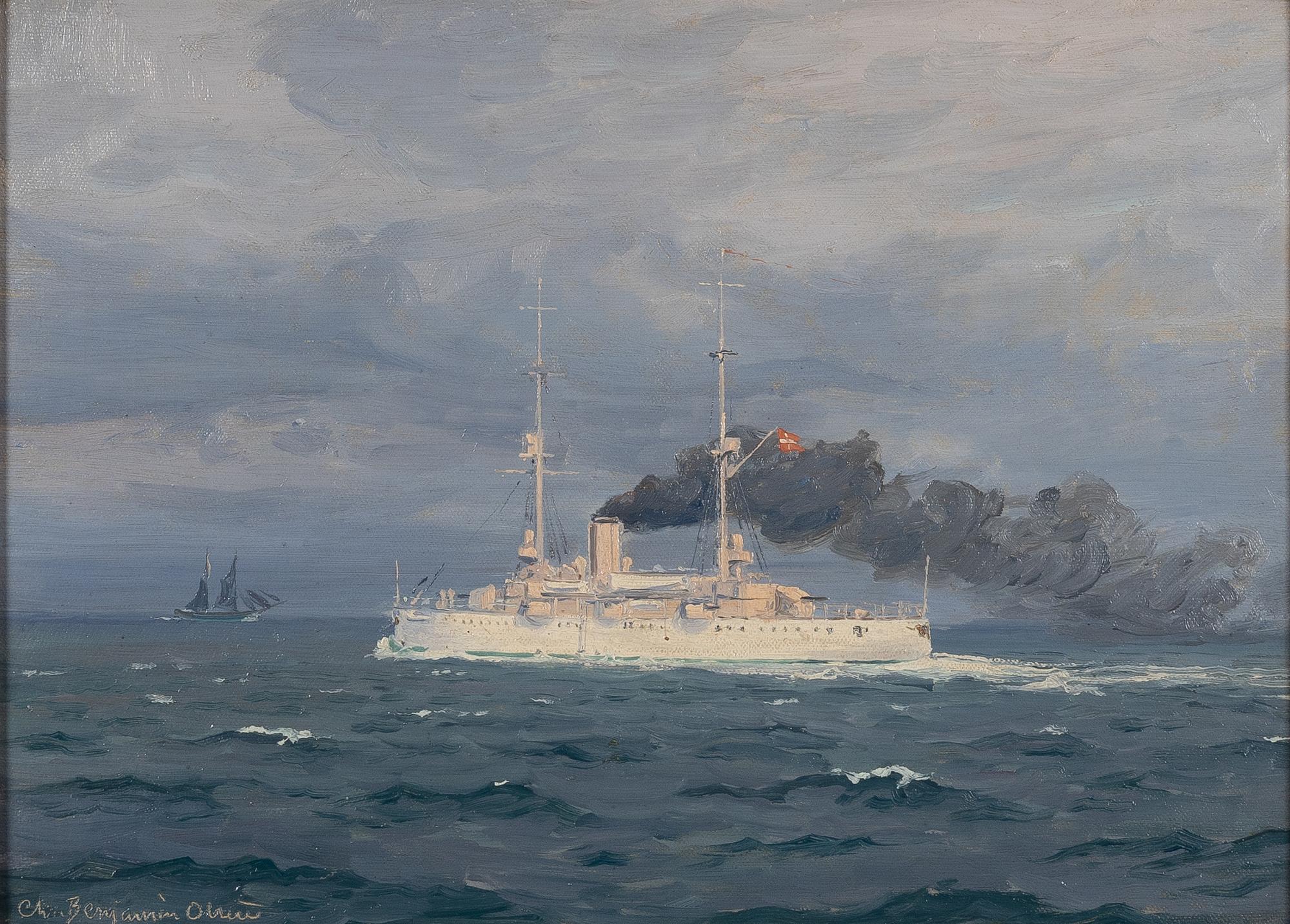 Christian Benjamin-Olsen, Pansarbåten "Valkyrien" nymålad.