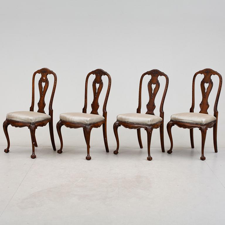 STOLAR, 8 st, senbarockstil, omkring 1900.