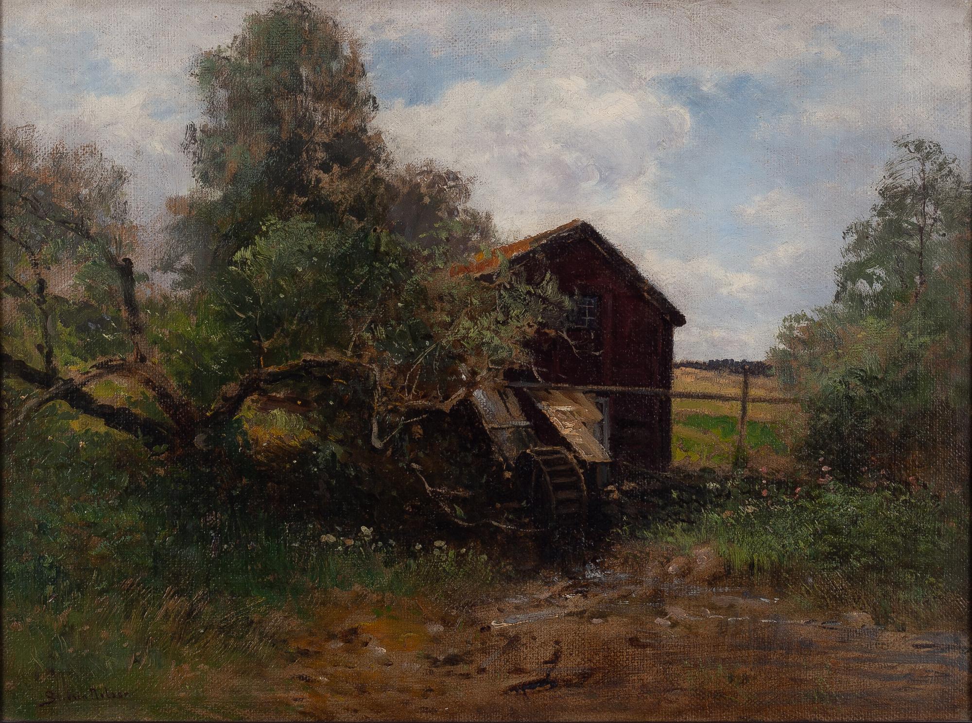 Severin Nilson, Landskap med kvarn.