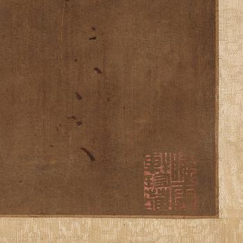 A Song-style hanging scroll of a eleven-headed Avalokiteshvara, Qing dynasty, 19th century.