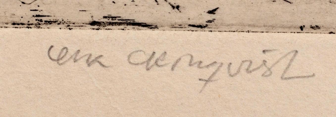 Lena Cronqvist, etching sing and numbered 68/150.