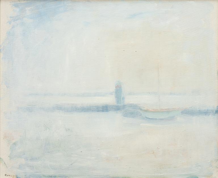 Gustav Rudberg, "Solbris över Hven".