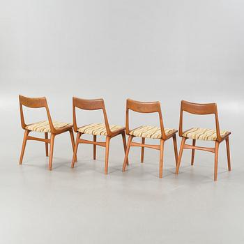 ALFRED CHRISTIANSEN, 4 st, modell 370, Slagelse Møbelvaerk, 1900-talets andra hälft.