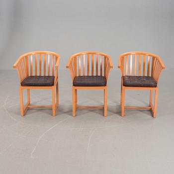 KARMSTOLAR, 3 st, "Waxholmare", Åke Axelsson för Gärsnäs.