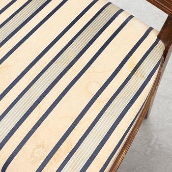 Stolar, 6 st gustaviansk stil, 1900-talets första hälft.