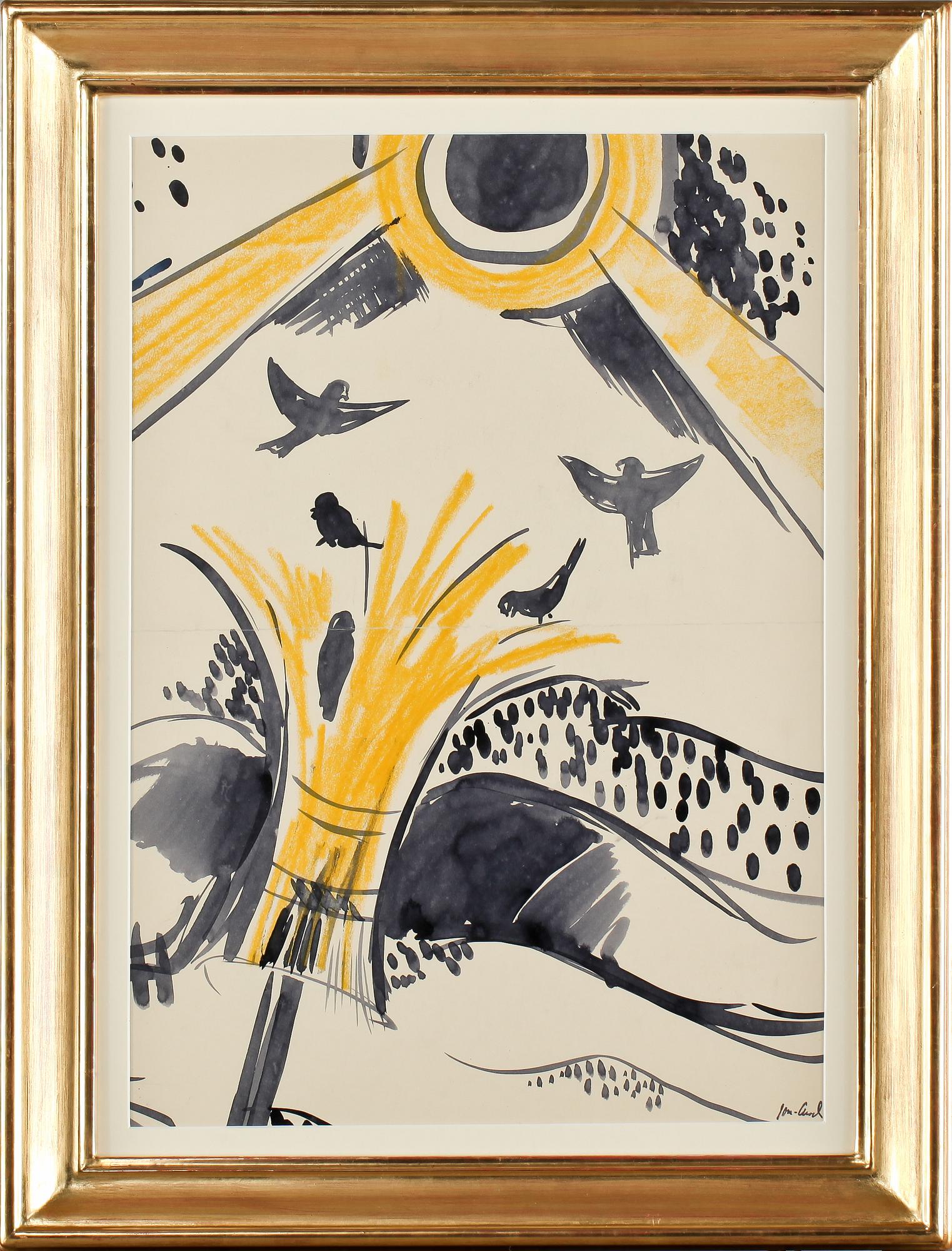 JOHN JON-AND, akvarell, stämpelsignerad.