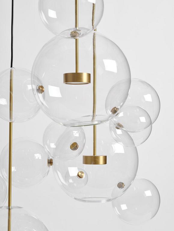 Giopato & Coombes, a "Bolle 14" ceiling lamp, Italy, post 2015.