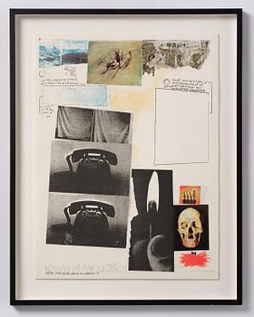 Robert Rauschenberg, "Poster for peace Rauschenberg 70".