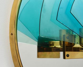 Hans-Agne Jakobsson, vägglampor, ett par, modell "C 2446", Hans-Agne Jakobsson AB, Markaryd, ca 1981-83.