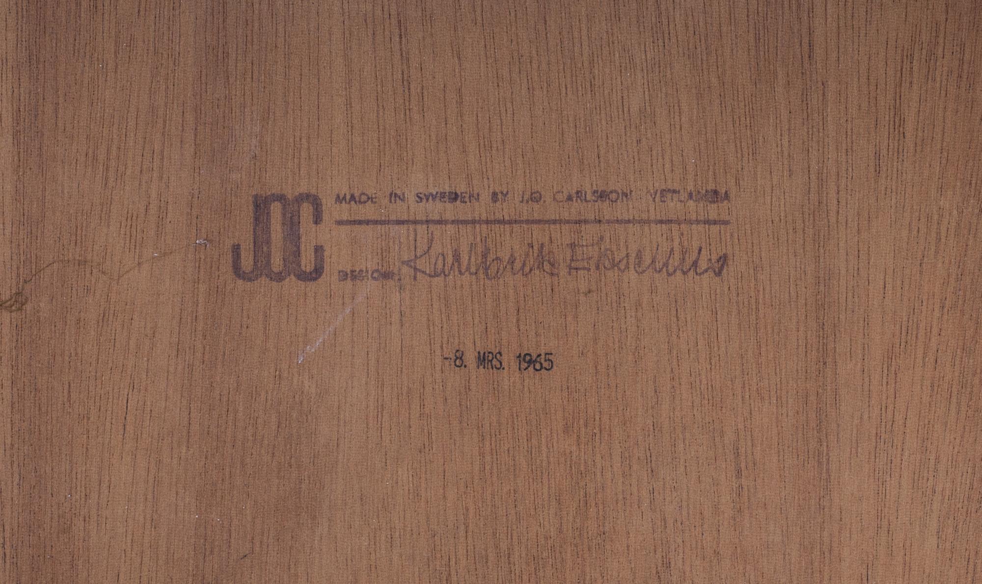 SOFFBORD, Karl-Erik Ekselius för JOC, Vetlanda, 1965.