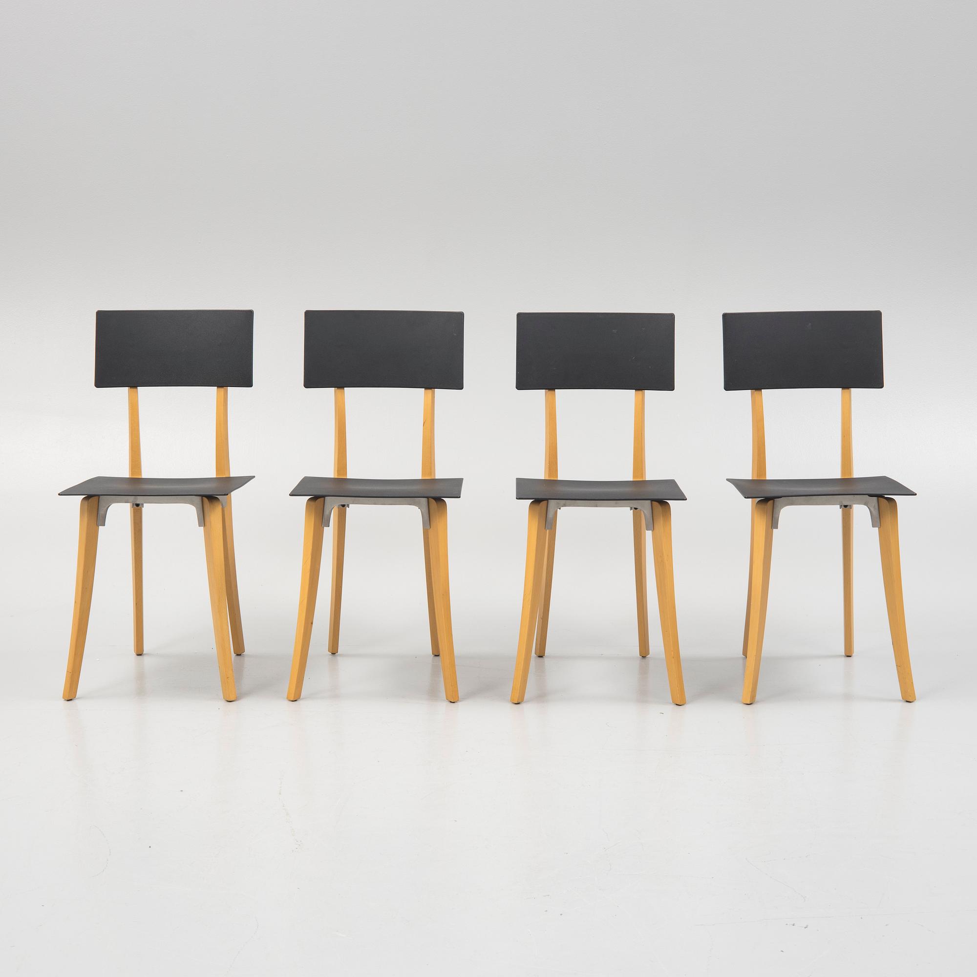 Enzo Mari, stolar, 4 st, "Marina", Zanotta, Italien, 2000-tal.