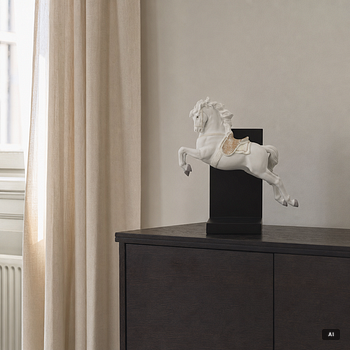 Lladró, figurin, "Horse on pirouette", Spanien.