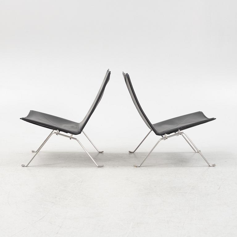 Poul Kjaerholm, armchairs, a pair, "PK22", Fritz Hansen, Denmark, 2001-07.