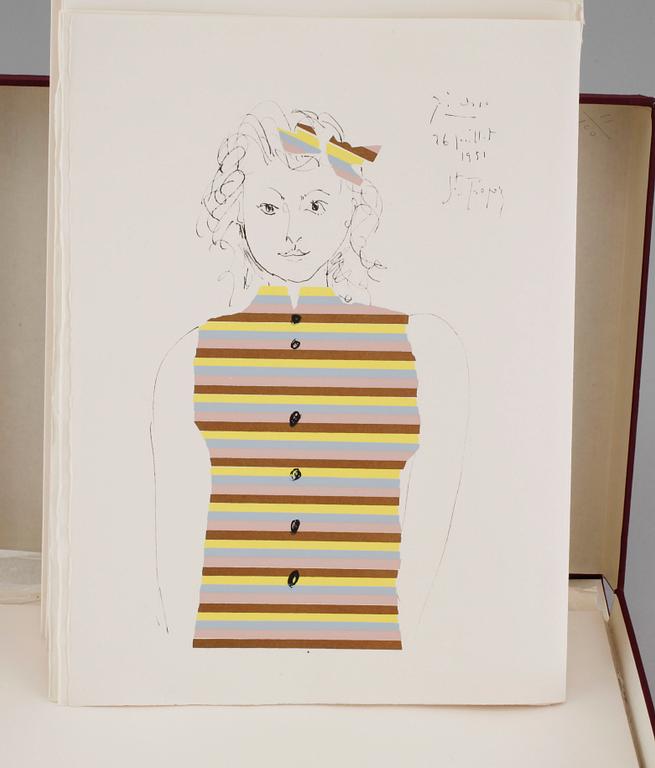 PABLO PICASSO, after, "Le Soleil Ebloui", Geneviève Laporte, Plon, Paris, 1974.