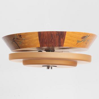 Ceiling light, Mjölby Intarsia, 1930s.