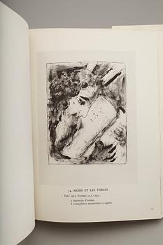 Bok,  "Chagall Lithographe", av Julien Cain & Fernand Mourlot, éditeur André Sauret, 1960.