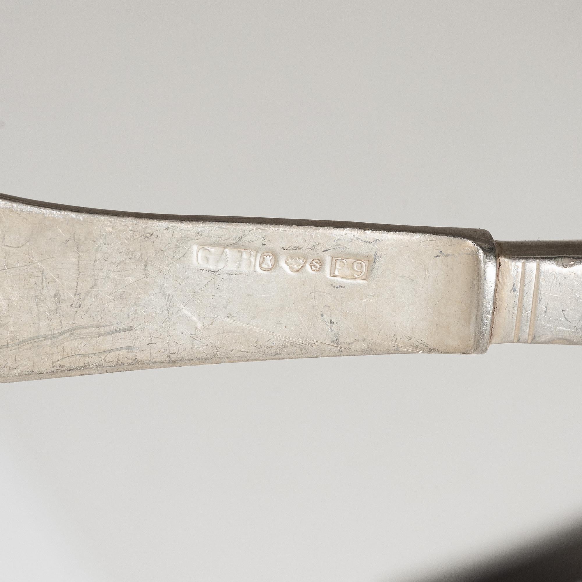 Jacob Ängman, A Swedish silver cutlery set, "Rosenholm", GAB, Stockholm and Eskilstuna 1958-1993 (60 pieces).