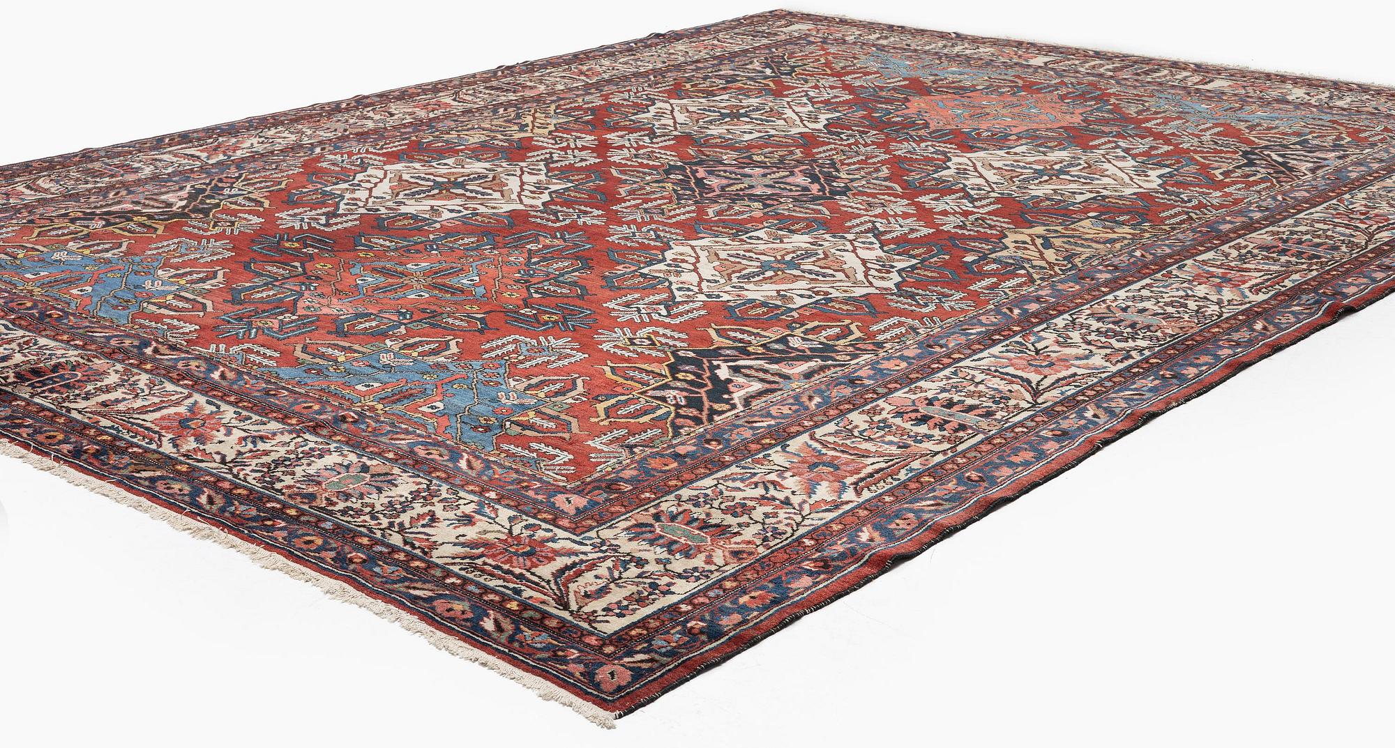 A semi-antique Shalamzār, Chahar Mahal & Bakhtiari area, northwestern Persia (Iran), c. 500 x 379 cm.
