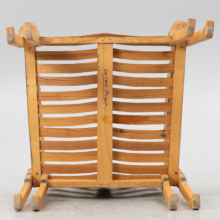 Gérard Rigot, An armchair, signed.