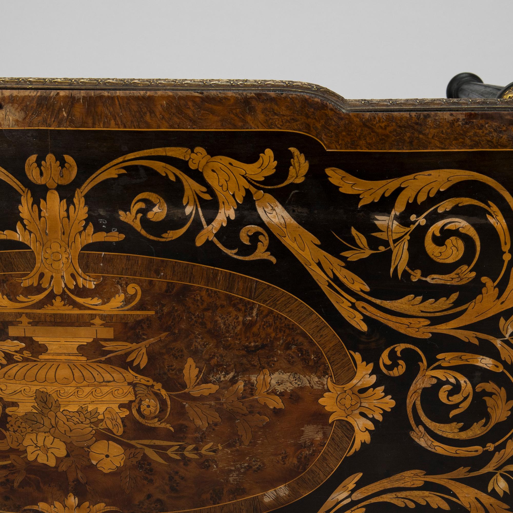 Game table, probably France, 19th century.