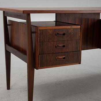 Kai Kristiansen, a desk, Feldballes Møbelfabrik, Denmark, 1950's/60's.