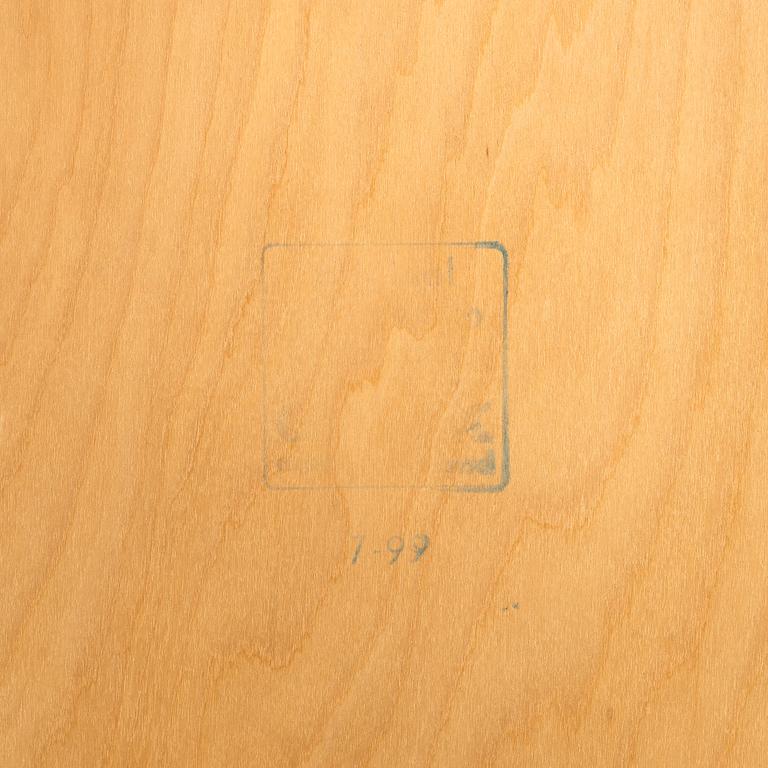 Alvar Aalto, nesting tables 3 pieces, model 88, Artek.