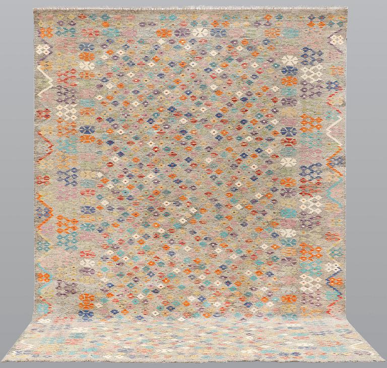 A carpet, Kilim, 341 x 256 cm.