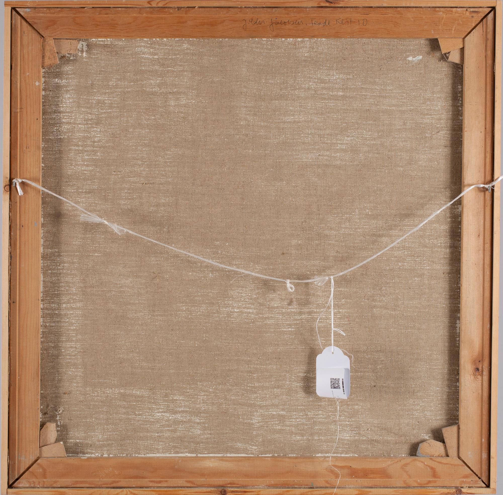 OKÄND KONSTNÄR, olja på duk, signerad JEJ och daterad -78.