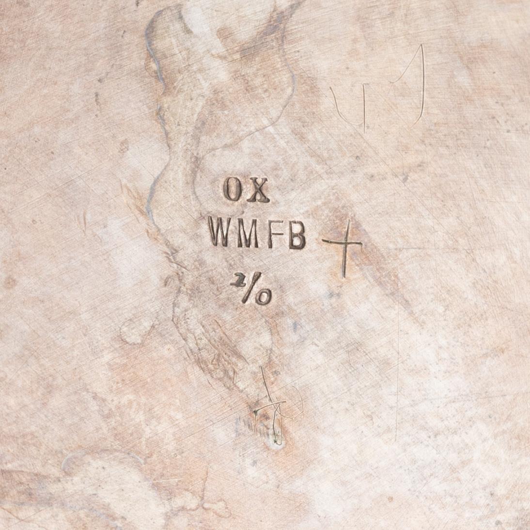 Praktvas, jugend, Württembergische Metallwarenfabrik, 1900-talets början.