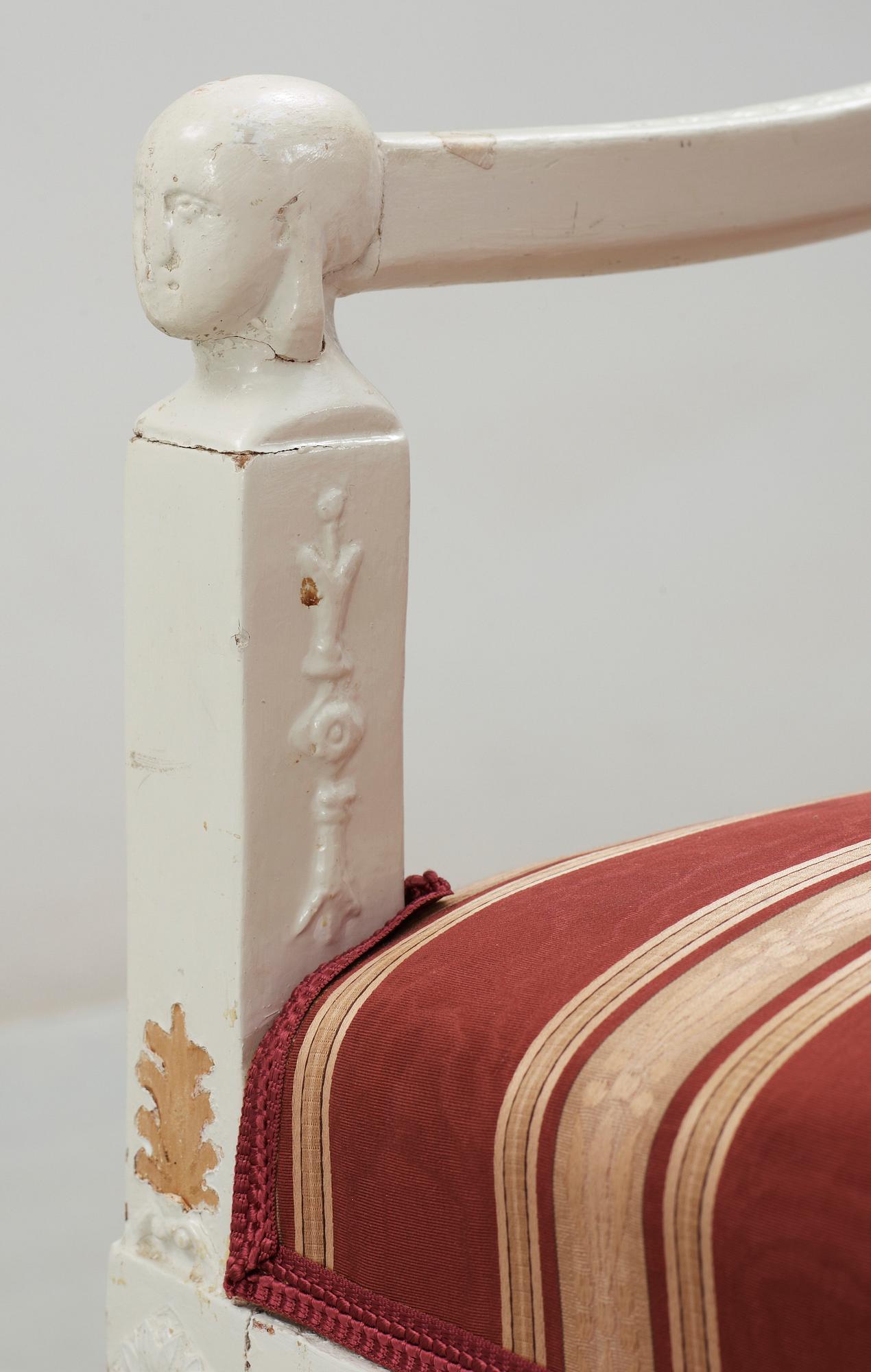 KARMSTOL, sengustaviansk, i Ephraim Ståhls art.