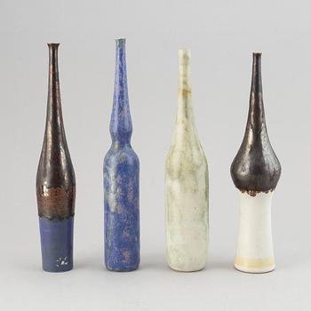 Gambone, a set of four ceramic vases, Italy 1950-60's.