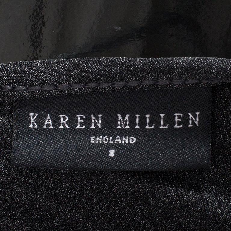 KAREN MILLEN, a set with a skirt and top, size S.