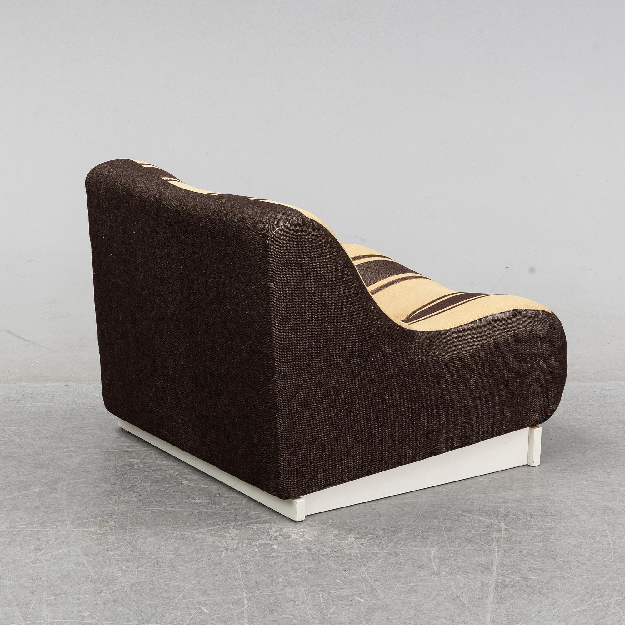 A 'Mulle' easy chair from Record AB, Bollnäs, 1970's.