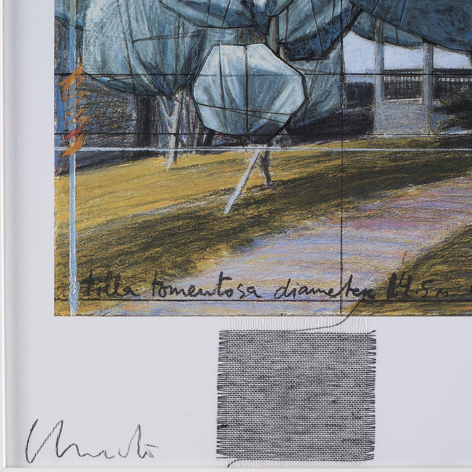 Christo & Jeanne-Claude, "Wrapped Trees project for the the Fondation Beyeler and Berower Park, Riehen, Switzerland".