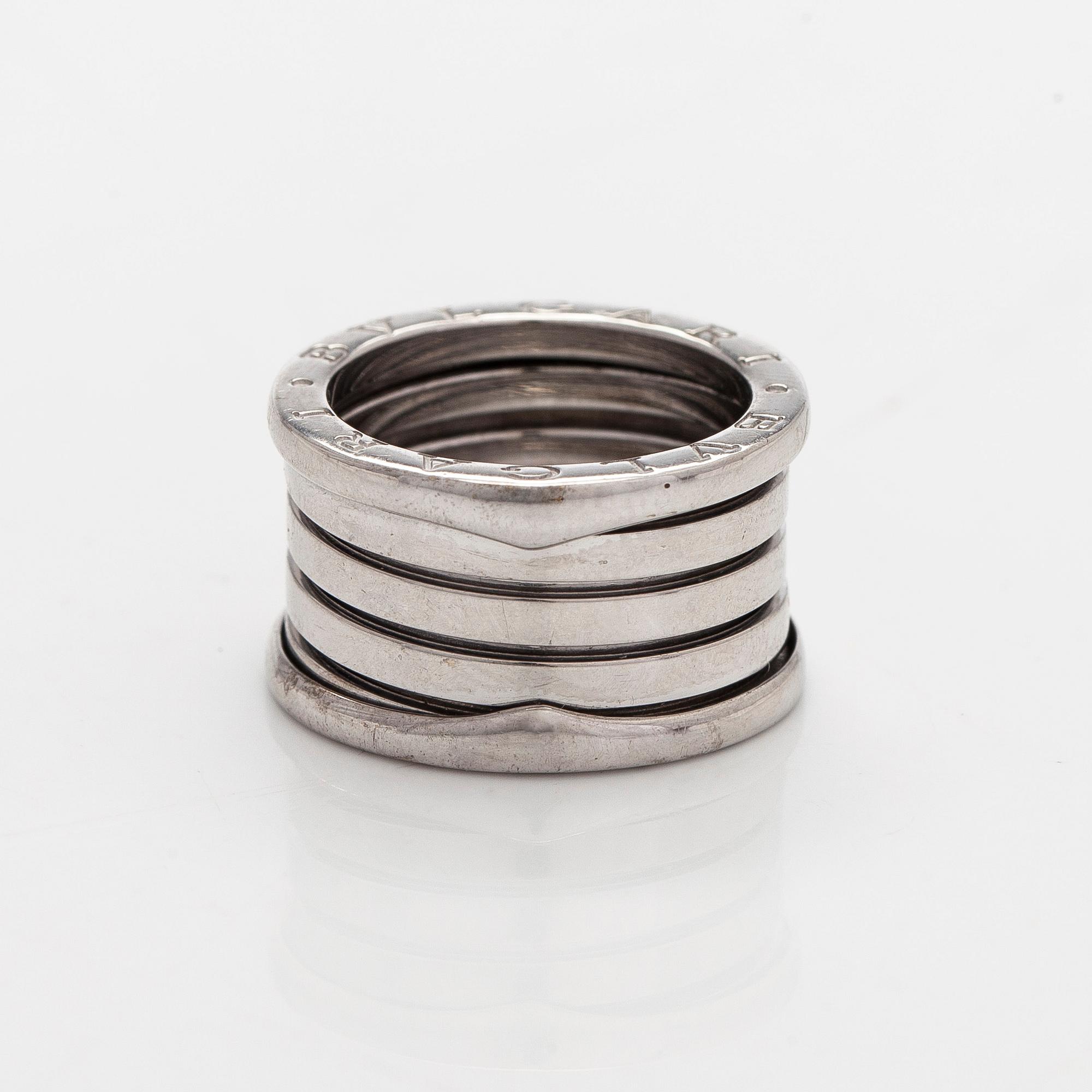 Bulgari, ring, "B.zero1", 18K vitguld.