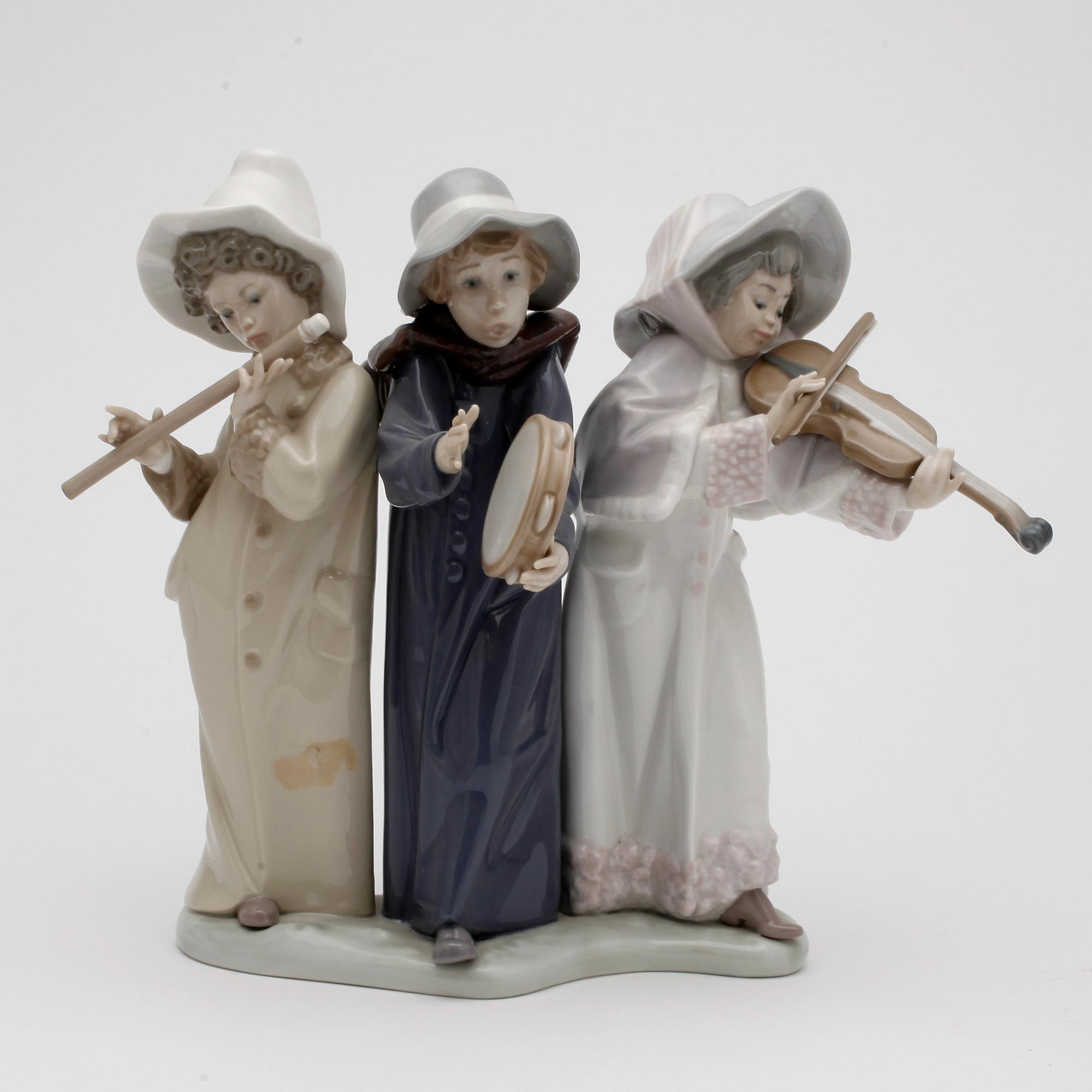 FIGURIN, porslin, lladro, Spanien, 1900-tal.