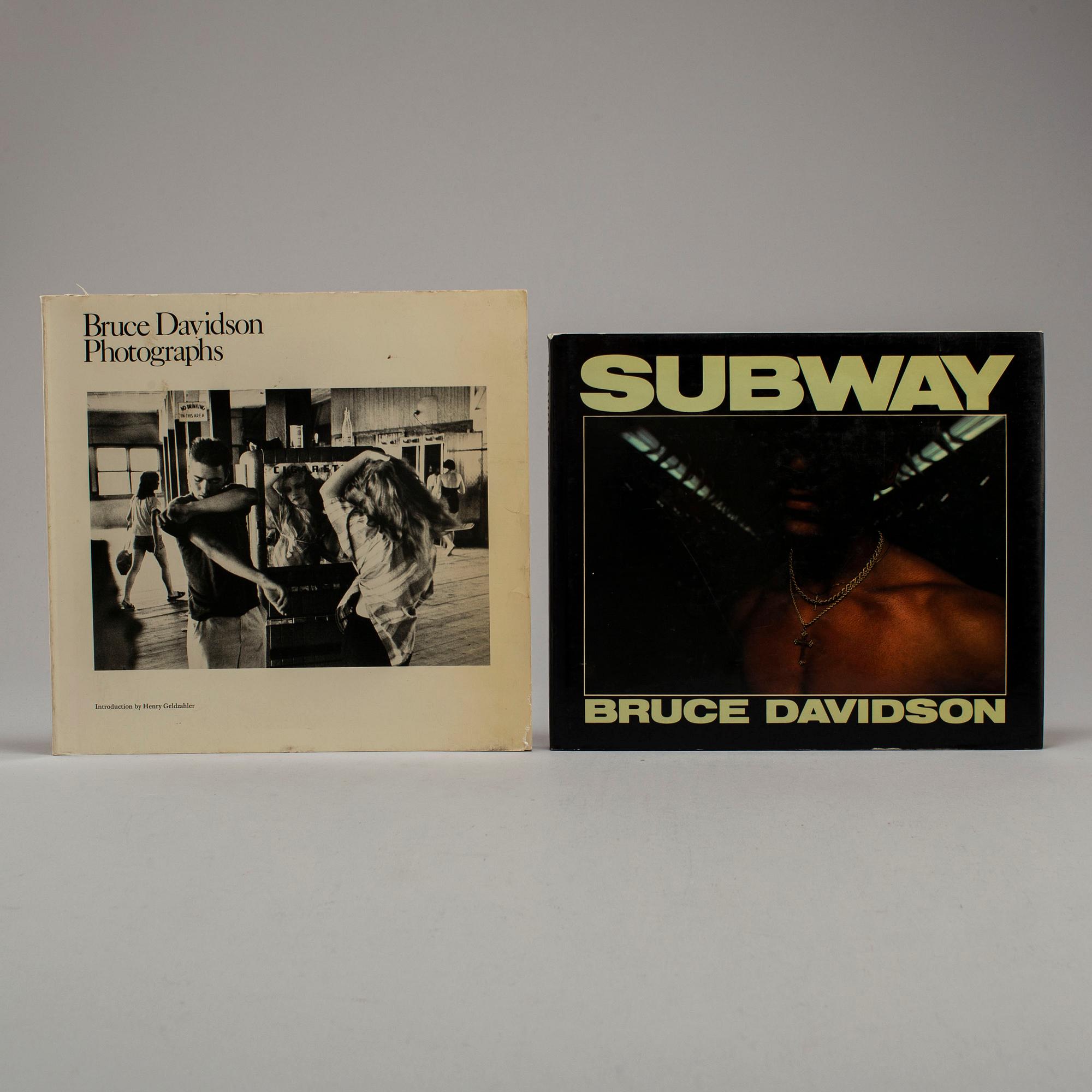 PHOTOBOOKS, Two (2) Bruce Davidson with dedication.