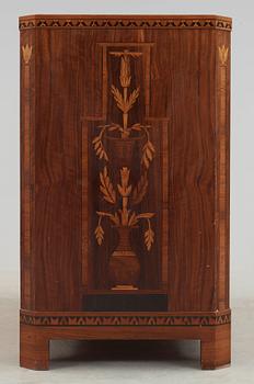 A Carl Malmsten chest of drawers, rosewood with inlays of several woods, Stockholm 1934.