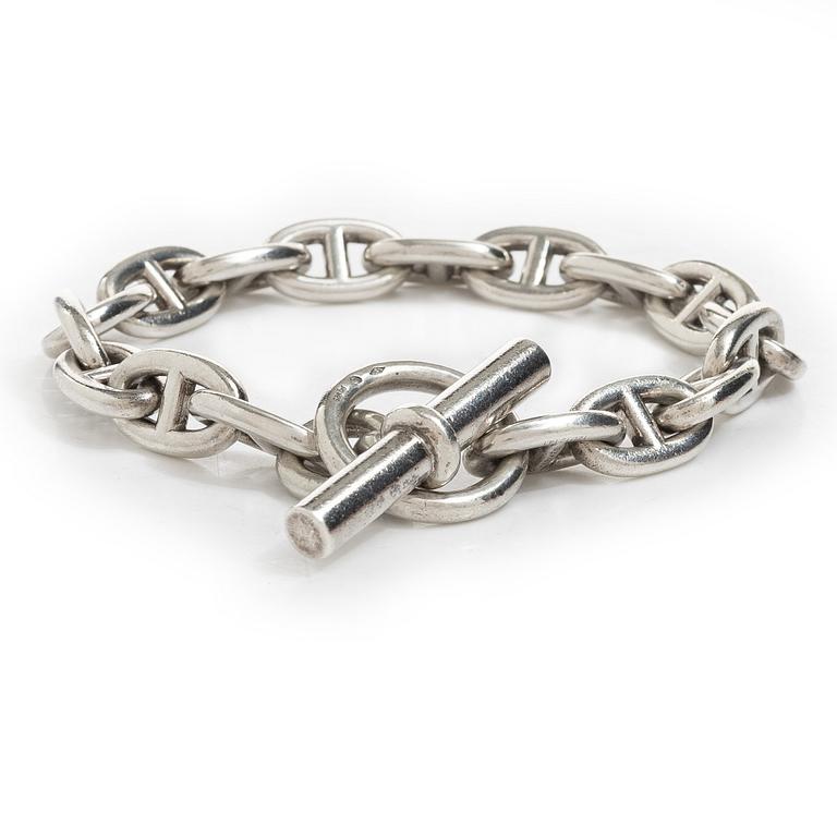 Hermès, armband, "Chaîne d'Ancre", Sterling silver.