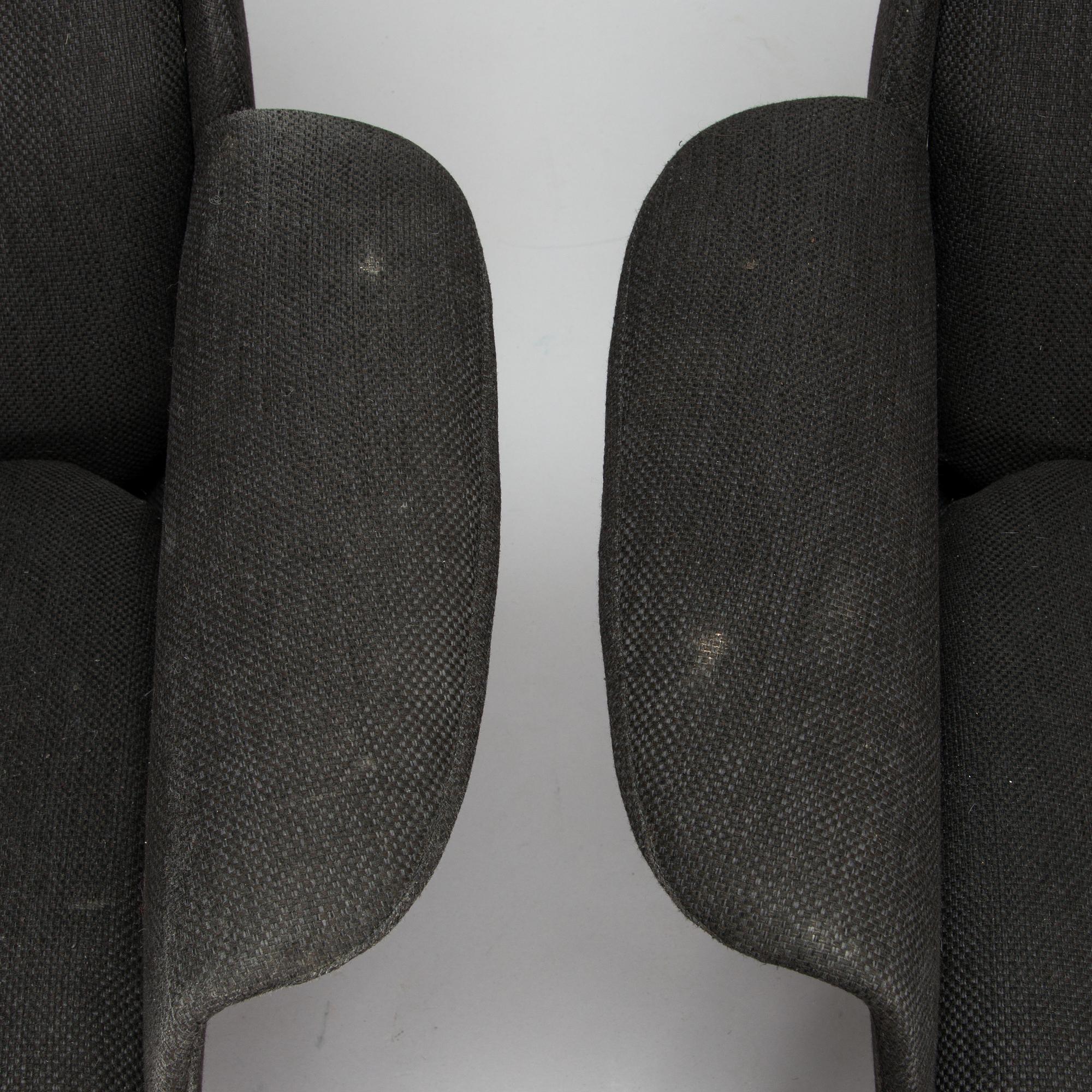 Olli Borg ja Mauri Laatikainen, fåtöljer, ett par, "Rondo", Asko 1960-tal.