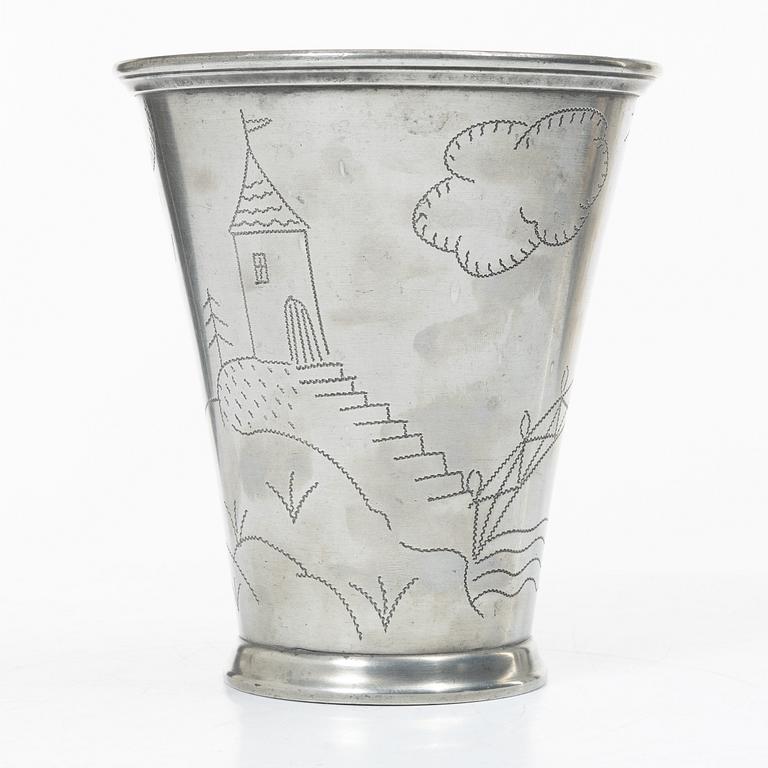 Firma Svenskt Tenn, a vase, Stockholm, 1924.