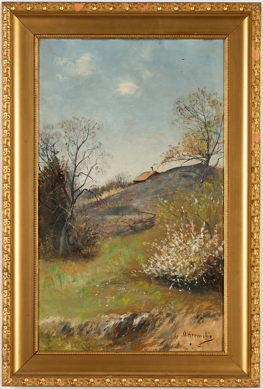 Olof Hermelin, olja på duk, signerad.