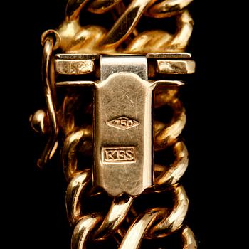 COLLIER, 18 k guld. Vikt ca 25 g.