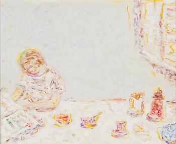 Helge Dahlman, Aamiaispöydässä.